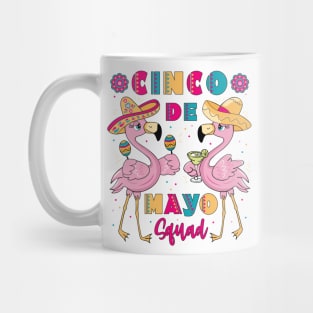 Cinco de Mayo Squad Flamingo Mug